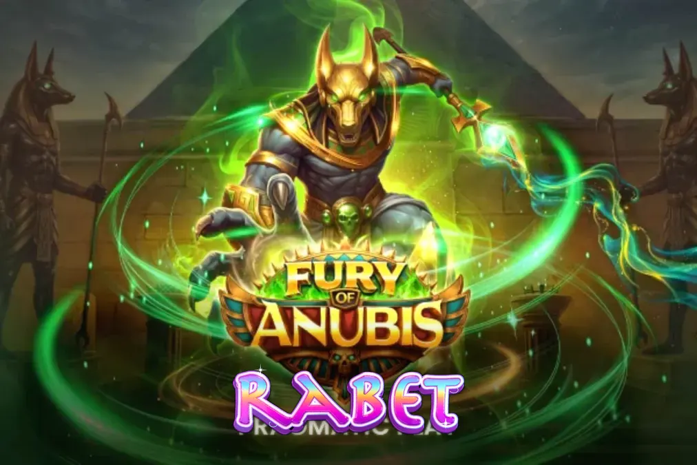 Fury of Anubis slot machine interface na may temang Ehipsiyo